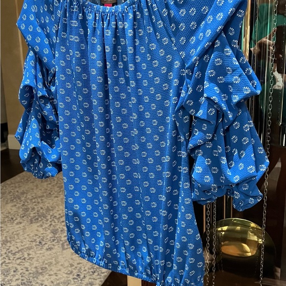 Vince camuto top - Off-The-Shoulder Bubble-Sleeve Top - Picture 6 of 6